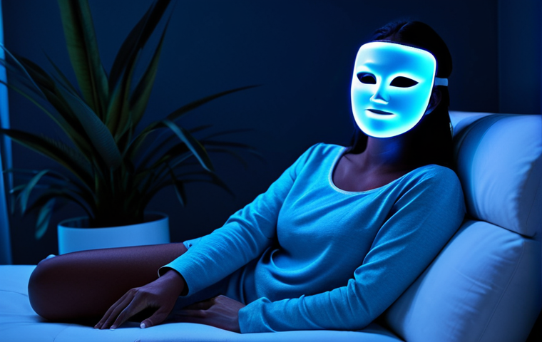 피부관리사의 최신 장비 체험기 - **

A woman smiling gently while using an ultrasonic facial cleanser in a well-lit bathroom. She is ...