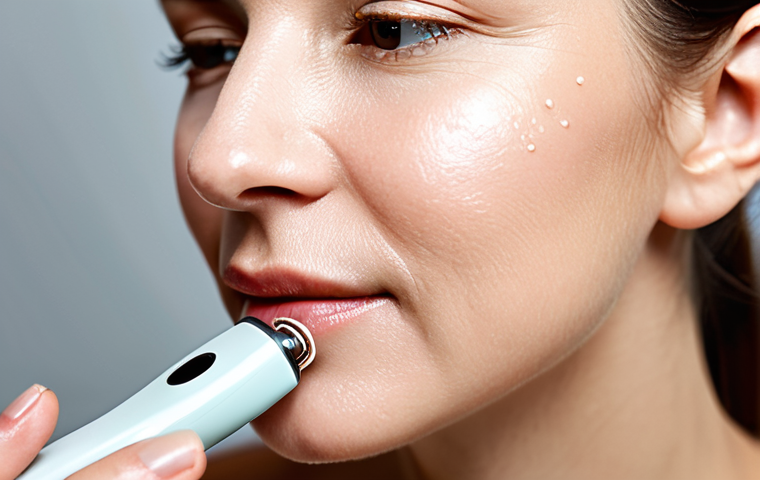 피부관리사의 최신 장비 체험기 - **

A person relaxing with an LED facial mask on, sitting comfortably in a dimly lit room. The mask ...