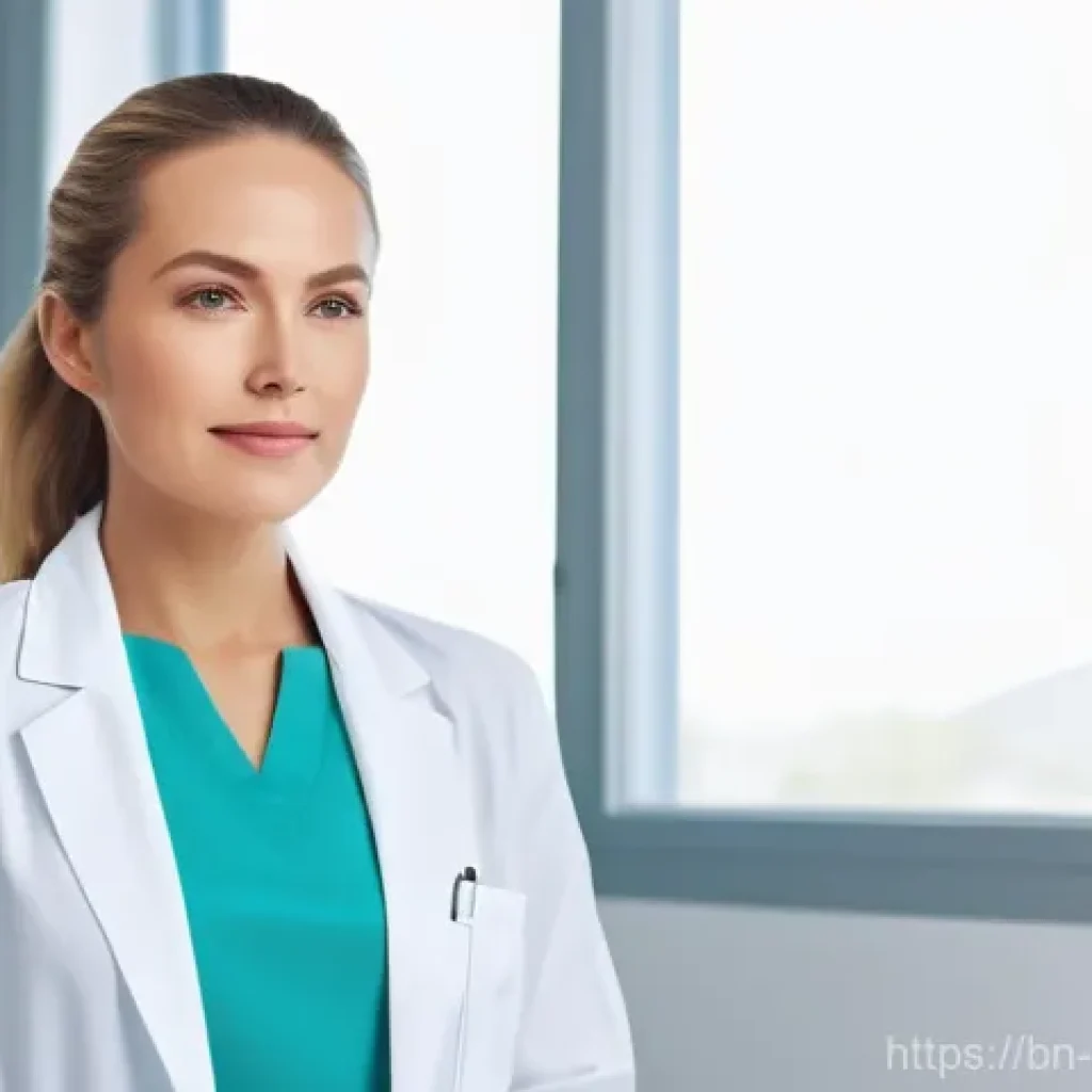 피부관리사의 건강관리 및 체력 유지 - **Prompt 1: Workplace Wellness Break**
    "A female skin specialist, appearing to be in her late 20...