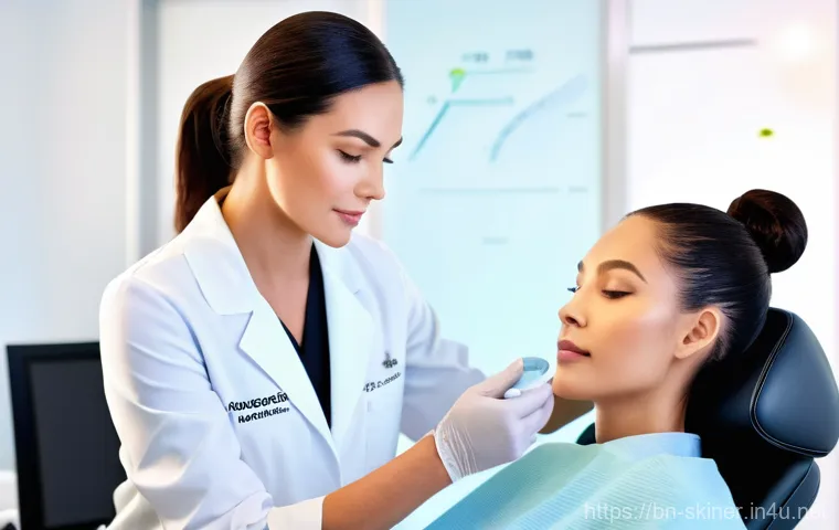 피부관리사의 최신 교육 과정 사례 - Prompt 1: Advanced Scientific Skincare Session**