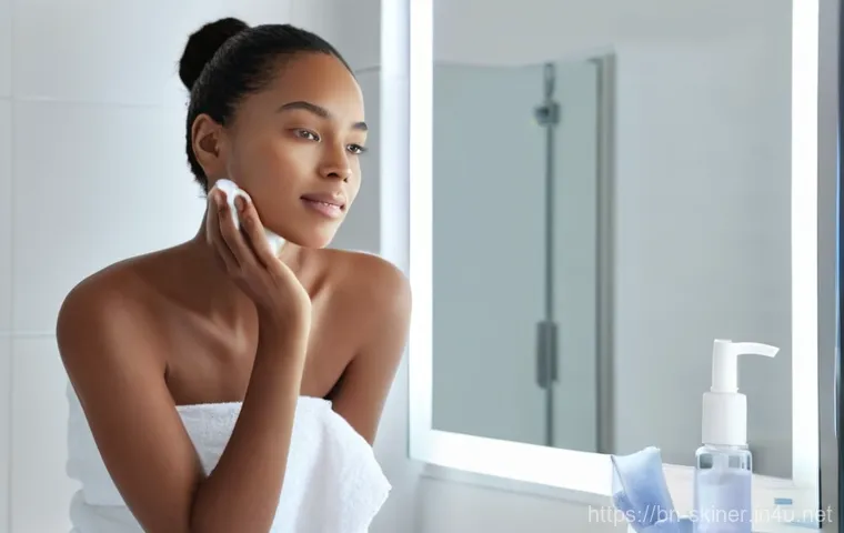 피부관리 제품 추천 및 리뷰 - **Prompt 1: Understanding Your Skin Type**
    "A realistic photo of a young woman (20s-30s, natural...