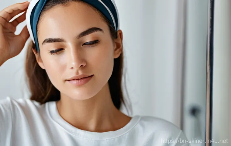 피부관리 제품 추천 및 리뷰 - **Prompt 1: Understanding Your Skin Type**
    "A realistic photo of a young woman (20s-30s, natural...