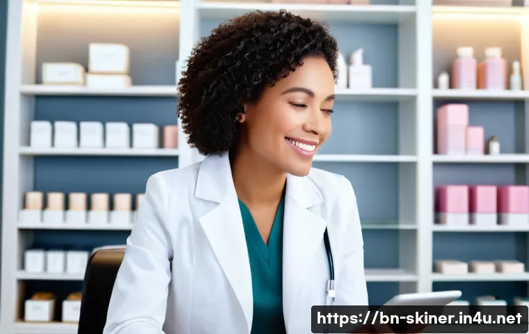 피부관리사의 고객 관리 체크리스트 - **Prompt: Initial Client Consultation - Building Trust and Connection**
    "A warm, inviting, and h...